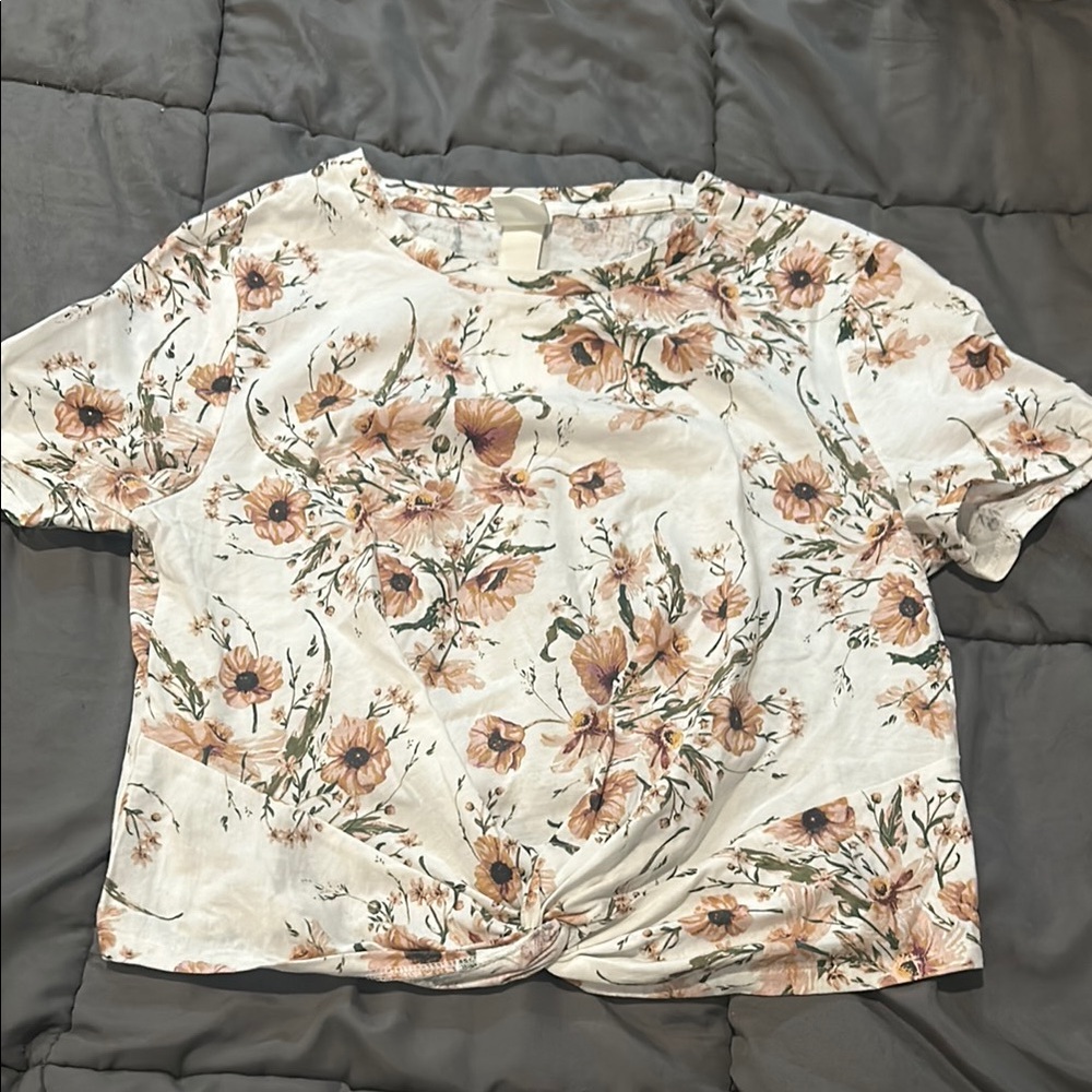 Floral Print Women's Top